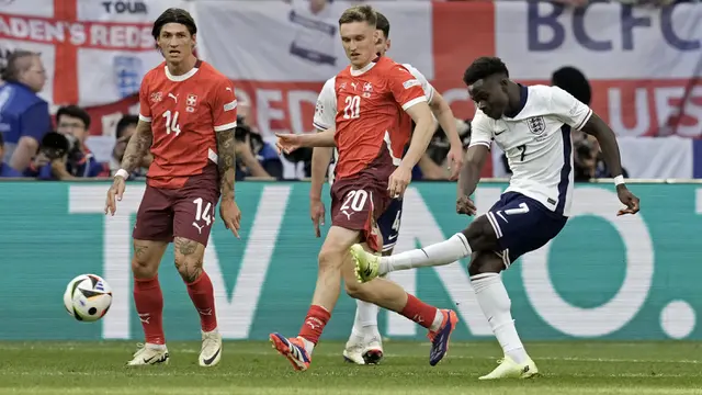 Inggris Vs Swiss Perempat Final Euro 2024