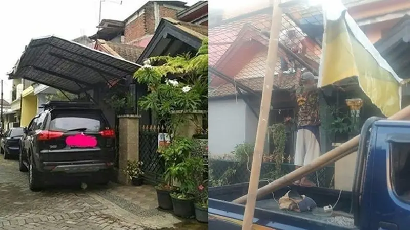 Potret Kanopi Rumah Clara Gopa yang Kini Dibongkar