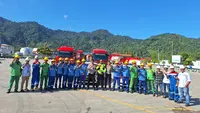PT Pertamina (Persero) memastikan ketersediaan pasokan energi dapat terpenuhi, dampak bencana banjir bandang wilayah Sumatera Barat yang terjadi pada Sabtu (11/5/2024). (Dok. Pertamina)