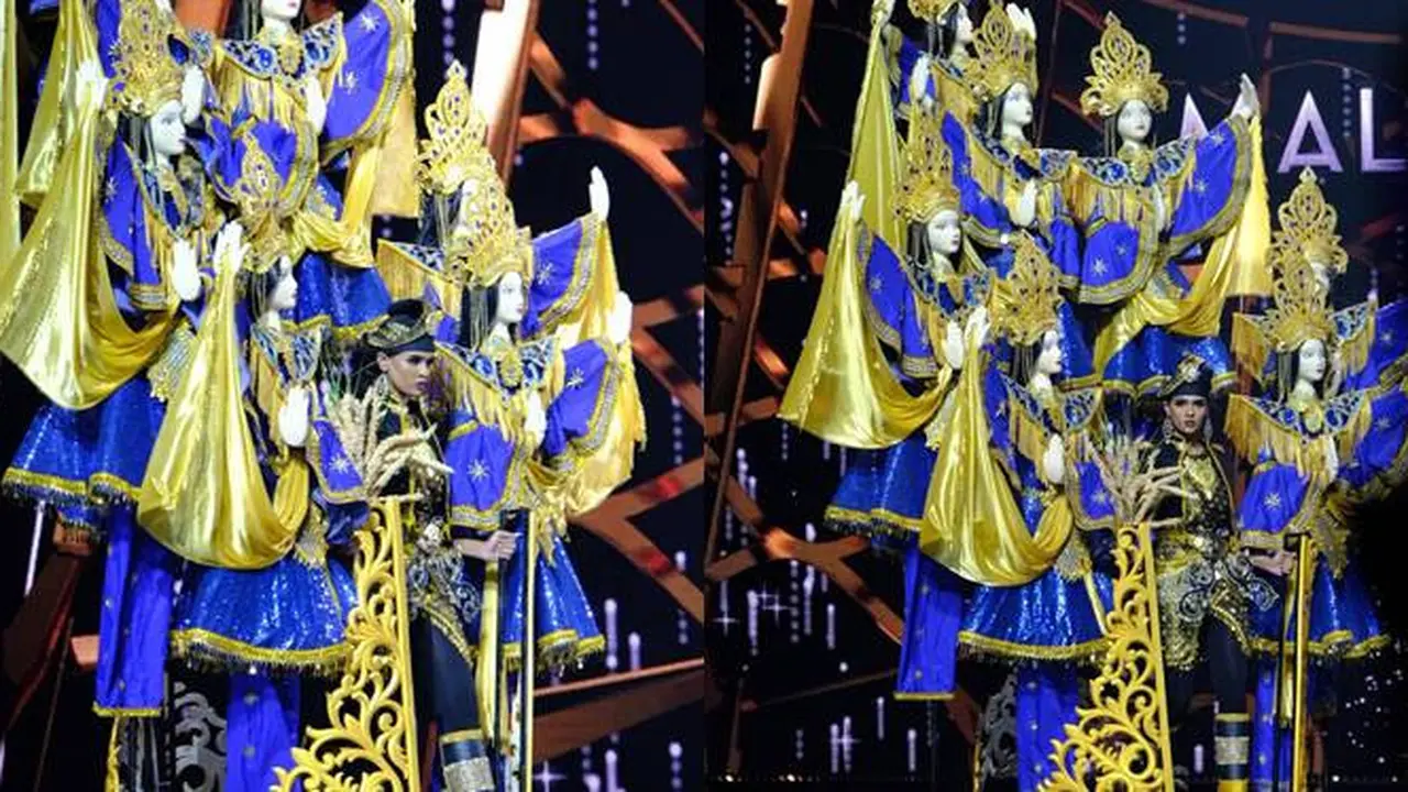 Pakai Kostum Seberan 50 Kg, Ini 7 Potret Miss Grand Malaysia Tampil Curi Perhatian