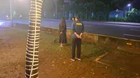 Seorang Wanita Diduga Hendak Bunuh Diri di Depan Istana Presiden