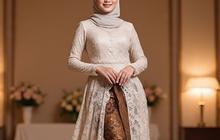 8 Model Gamis Brokat Kombinasi Batik Terbaru Tren 2025, Manis dan Anggun Dipakai