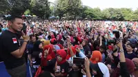 Calon gubernur DKI Jakarta Agus Harimurti Yudhoyono (AHY) siap menghadirkan 100 unit kedai Jakarta.