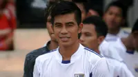Striker Persinga Ngawi di Piala Kemerdekaan, Ali Usman. (Bola.com/Robby Firly)