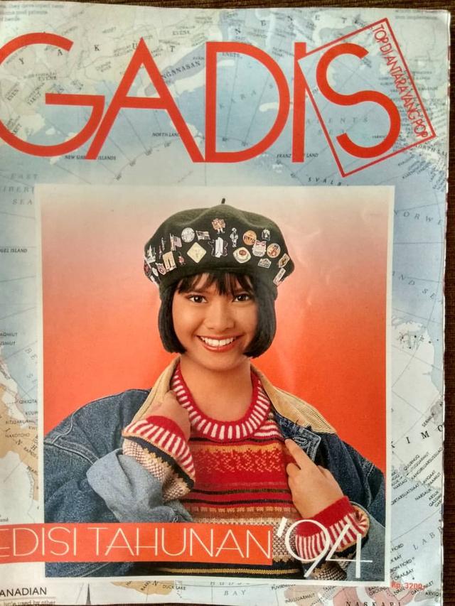 6 Potret Lawas Ersa Mayori Jadi Model Cover Majalah, Juara 1 GADIS Sampul 1993
