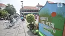 <p>Pemilik persewaan sepeda ontel menunggu pelanggan di kawasan Kota Tua, Jakarta, Rabu (4/5/2022). Libur Lebaran membawa berkah bagi jasa sewa sepeda ontel di Kota Tua. Penyewaan sepeda ontel mengalami peningkatan dari hari biasanya. Jasa sewa sepeda ontel di Kota Tua dipatok Rp20.000 per setengah jam. (merdeka.com/Iqbal S Nugroho)</p>
