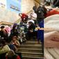Wanita 23 tahun ini melahirkan bayi perempuan di stasiun bawah tanah. (Sumber: Lobak Merah)
