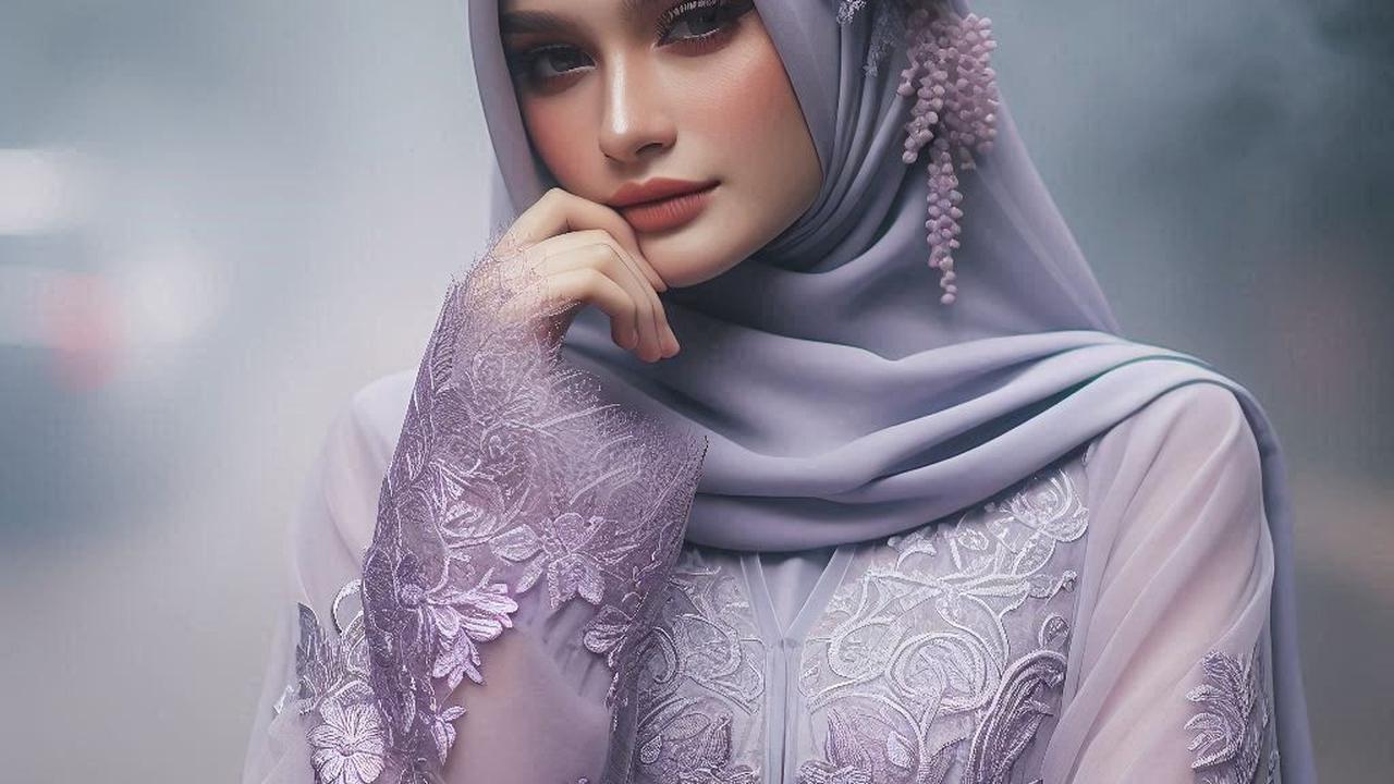 Baju Lebaran 2025 Misty Lavender