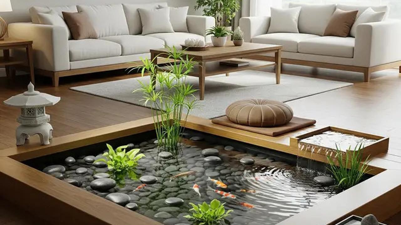 8 Model Kolam Ikan di Ruang Tengah yang Minimalis, Ciptakan Sudut Rumah yang Menenangkan