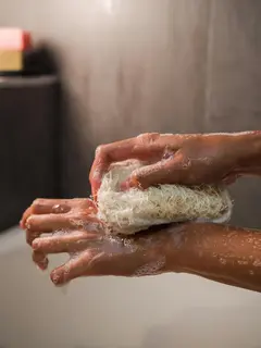 Loofah atau sponges. (c) Pexels/Greta Hoffman