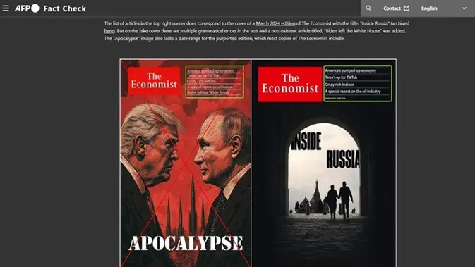 <p>Gambar tangkapan layar artikel dari situs afp.com.</p>