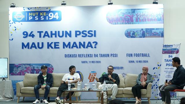 Diskusi Refleksi 94 Tahun PSSI di GBK Arena