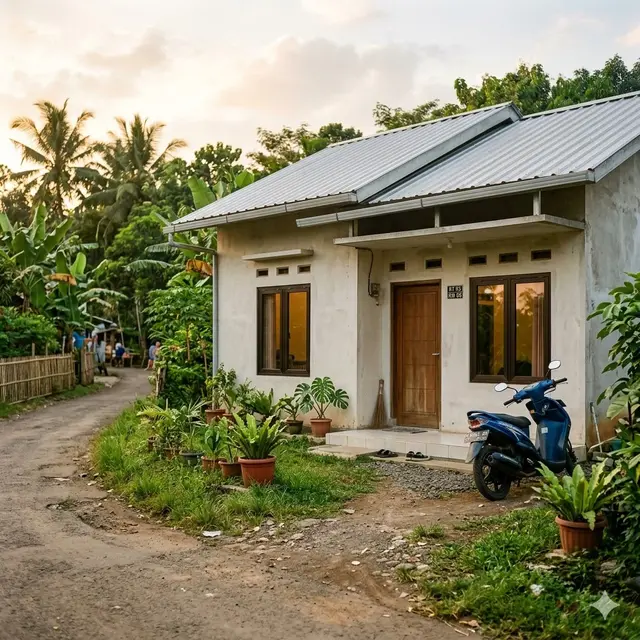 Model Rumah Minimalis dengan Budget Rp 150 Juta di Desa
