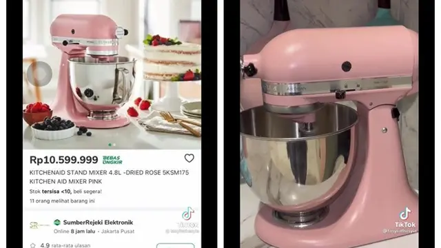 Alat Dapur Mewah Milik Tasyi Athasyia, Totalnya Capai Ratusan Juta. (Sumber: TikTok/@tasyiiathasyia)
