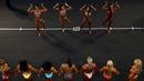 Sejumlah binaraga wanita memamerkan otot mereka saat penilaian pada kontes binaraga Arnold Classic Europe di Madrid, Spanyol, Jumat (25/9/2015). (Reuters/Susana Vera)