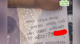 Cari jodoh via duit (Source : instagram.com/lambeonlen)