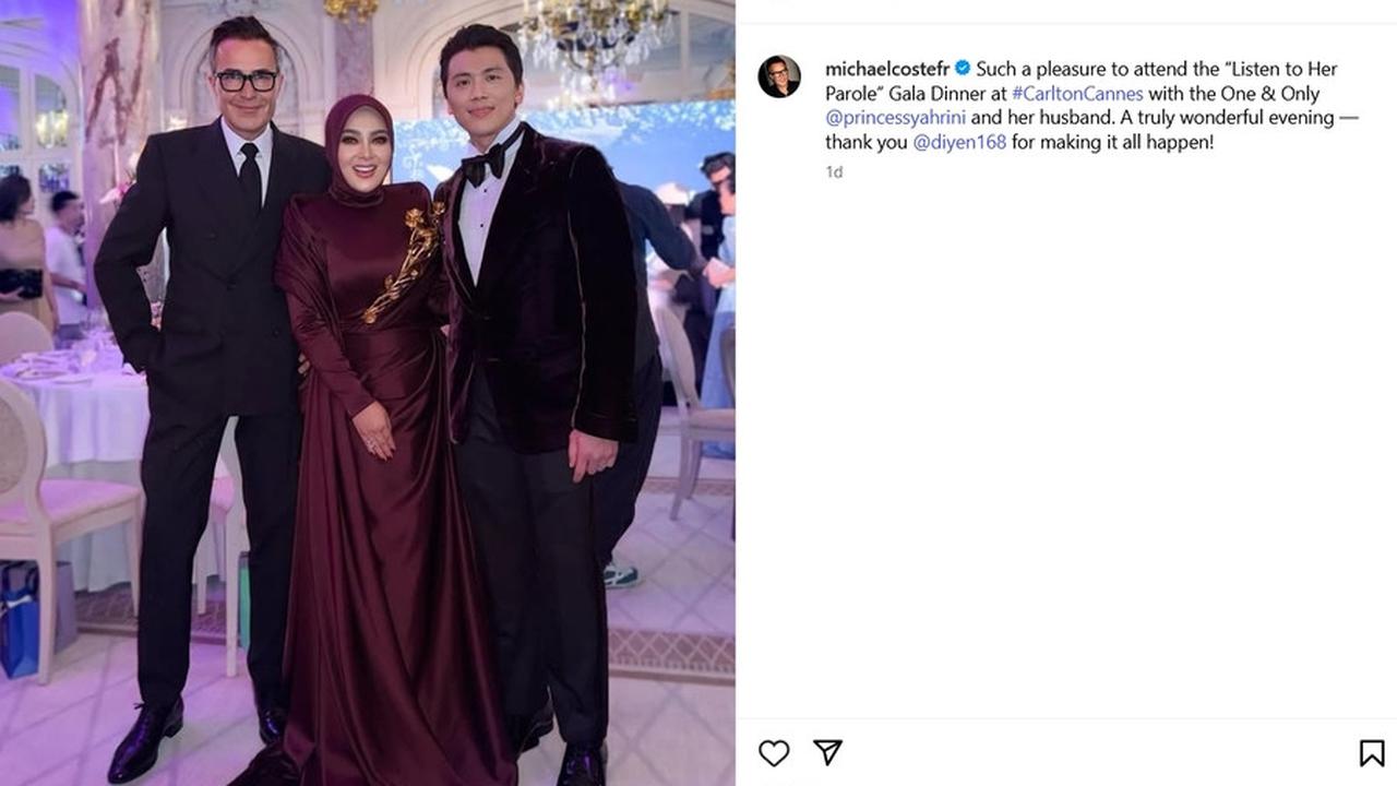 Ternyata Ini Sosok yang Undang Syahrini dan Reino Barack Hadir di Gala Dinner Cannes Festival Film 2025