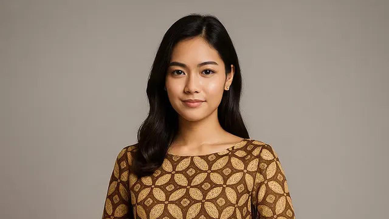 7 Model Baju Batik Lengan Lonceng Dua Tingkat Motif Kawung Modern, Anggun dan Elegan
