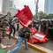 Suasana Ricuh Demo Sumpah Pemuda di Kawasan Dukuh Atas