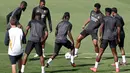 Melawan Union Berlin, Real Madrid berupaya menularkan kegemilangan di LaLiga ke kompetisi Eropa Liga Champions. (Thomas COEX / AFP)