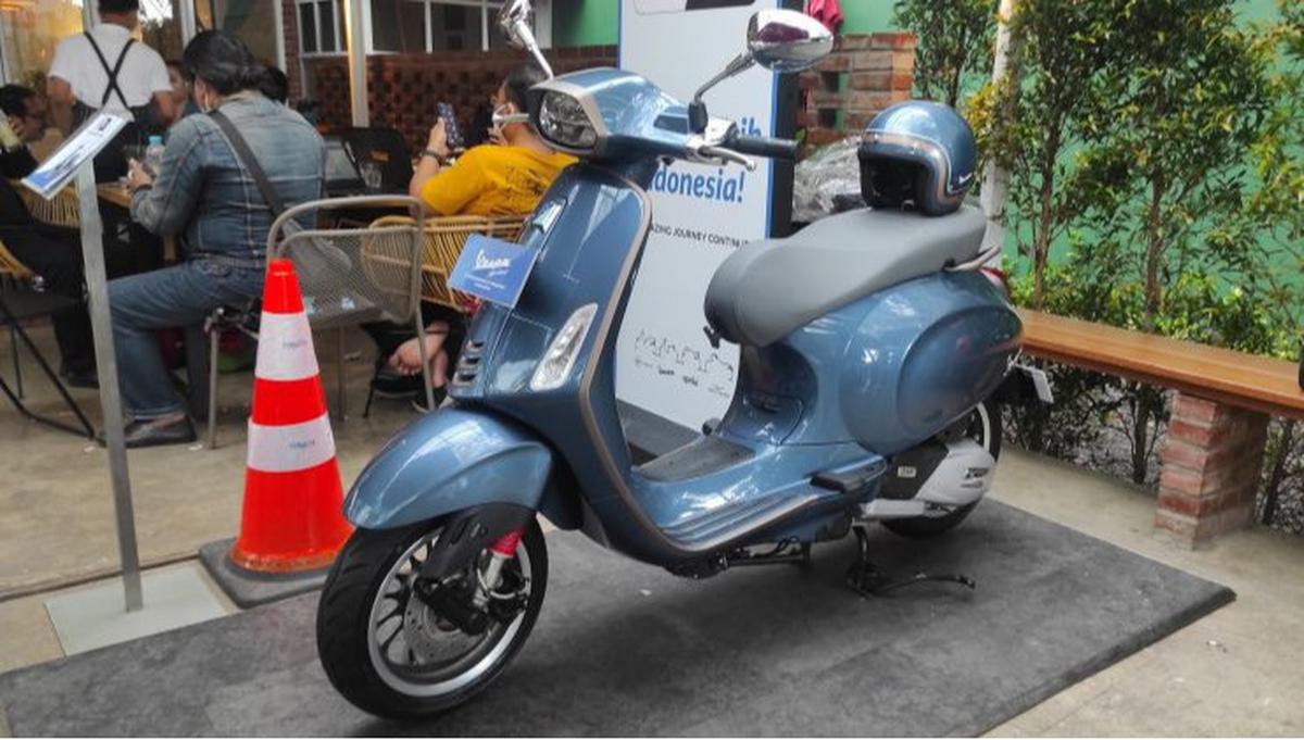 10th Anniversary Vespa Sprint 150 i-get ABS Limited Edition (Arief A/Liputan6)