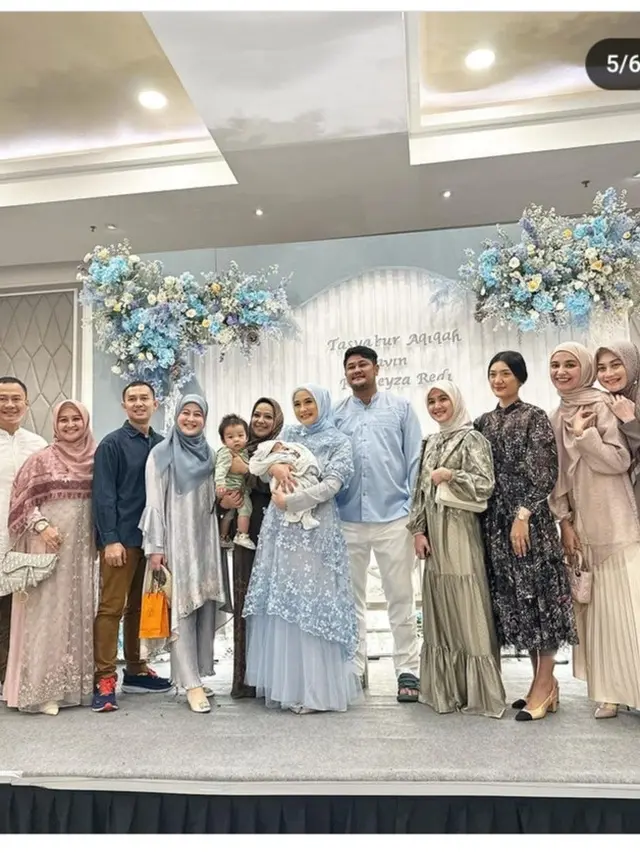 Tasyakuran Akikah Gavin Rafaeyza Redi anak Ryana Dea dan Puadin Redi (Foto: instagram shireensungkar)