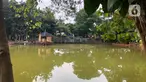 Suasana Waduk Rawa Dongkal di kawasan Cibubur, Jakarta Timur, Rabu (29/7/2020). Pemerintah Kota (Pemkot) Administrasi Jakarta Timur berencana menjadikan Waduk Tiu, Waduk Setu, dan Waduk Rawa Dongkal menjadi kawasan ekowisata. (Liputan6.com/Immanuel Antonius)