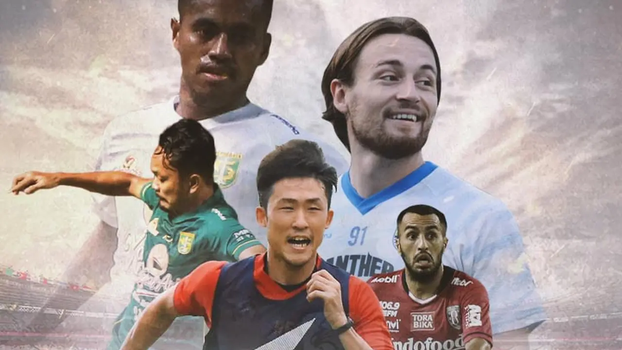 Ilustrasi - Renshi Yamaguchi, M. Alwi Slamat, Marc Klok, Brwa Nouri, Muhammad Hidayat