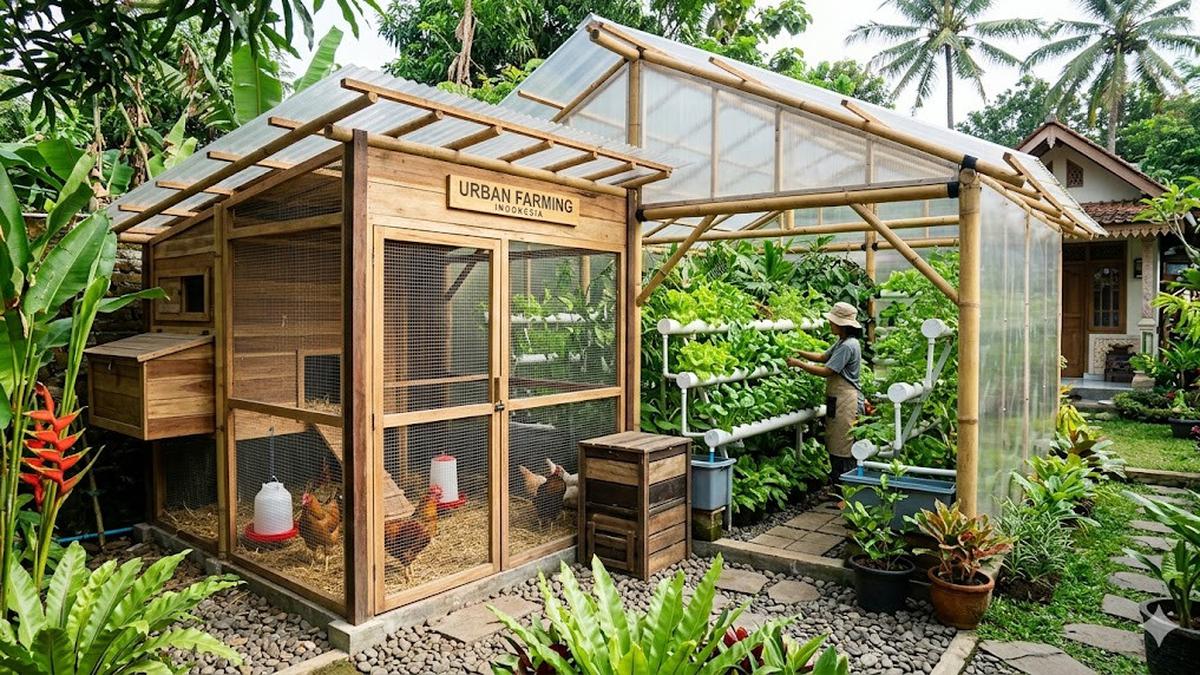 4 Desain Kandang Ayam Permaculture Modern, Efisien dan Ramah Lingkungan