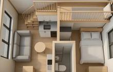 7 Gambar Desain Rumah Tipe 21 dengan 2 Kamar Tidur, Hunian Estetik Cocok untuk Keluarga Kecil