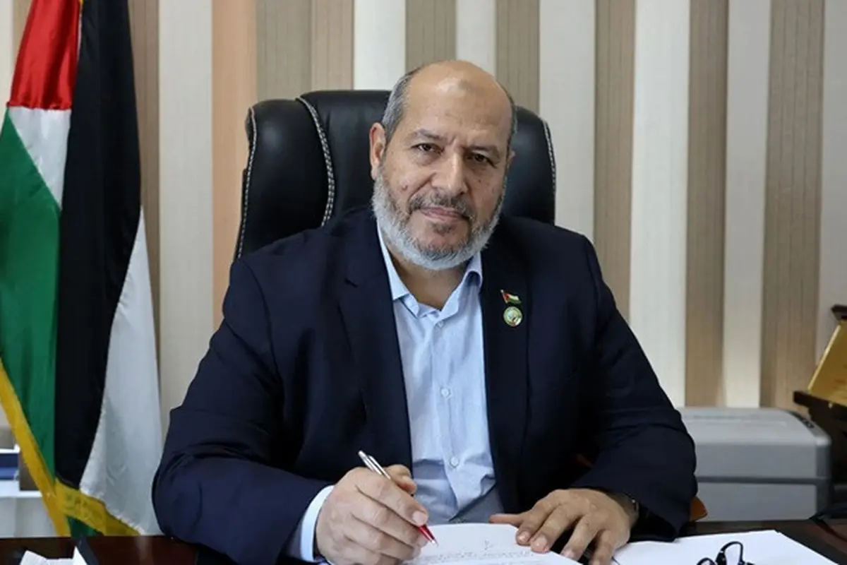 Khalil al-Hayya, pemimpin baru Hamas, saat diwawancarai oleh AFP di kantornya di Kota Gaza pada 21 April 2021.