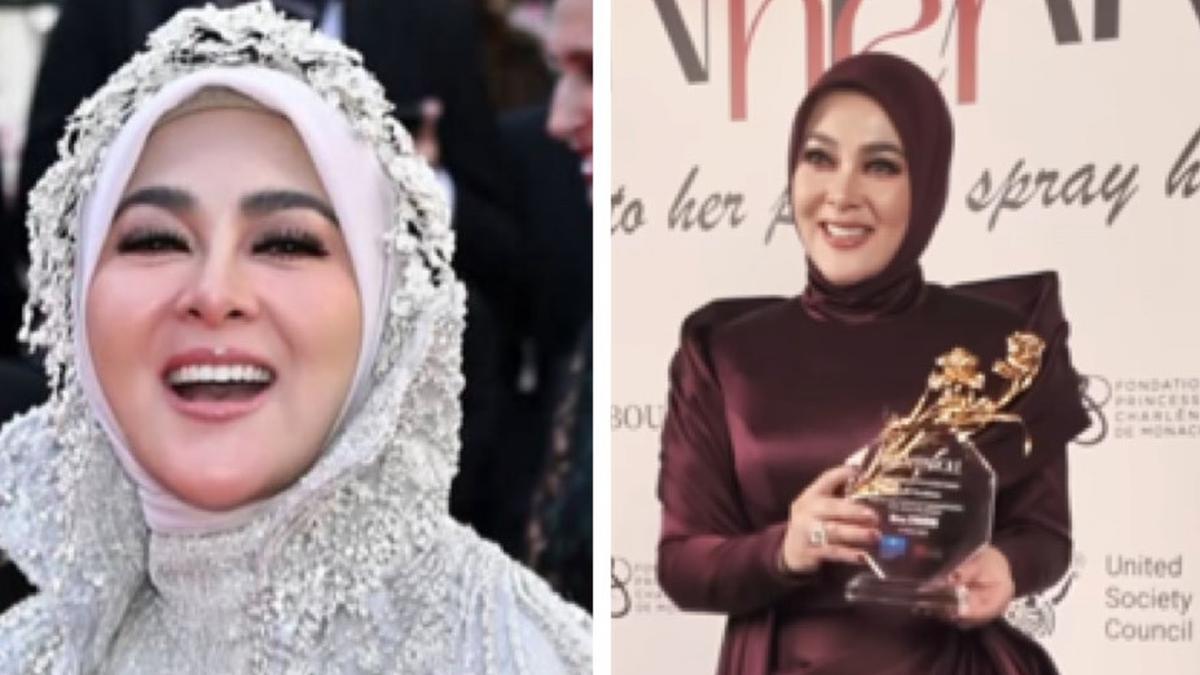 Tampilan Percaya Diri Syahrini di Festival Film Cannes 2025, Dibalut Jubah Berbordir hingga Gaun Maroon Buatan Desainer Tanah Air