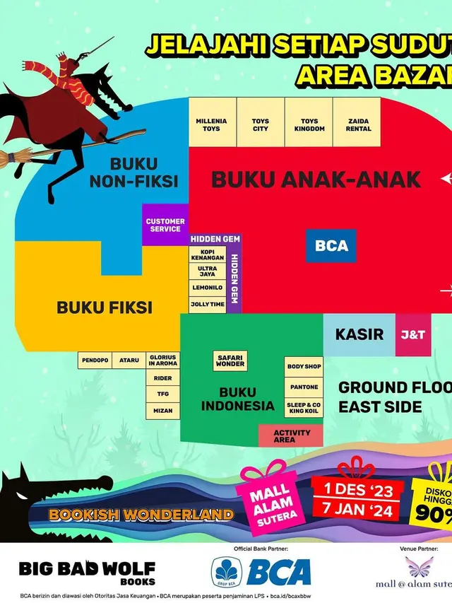 Meriahkan Libur Akhir Tahun dengan Berburu Buku di Big Bad Wolf Books