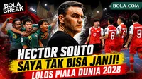 Hector Souto bicara terbuka soal target besar membawa Timnas Futsal Indonesia menuju Piala Dunia Futsal 2028. Meski tak berani menjanjikan tiket lolos, pelatih asal Spanyol itu menegaskan akan mempersiapkan tim sebaik mungkin dengan menghadapi lawan-lawan yang lebih kuat, termasuk melalui agenda di Spanyol dan Brasil. Bagi Souto, mental juara lahir dari persiapan, konsistensi, dan keberanian terus meningkatkan level permainan.