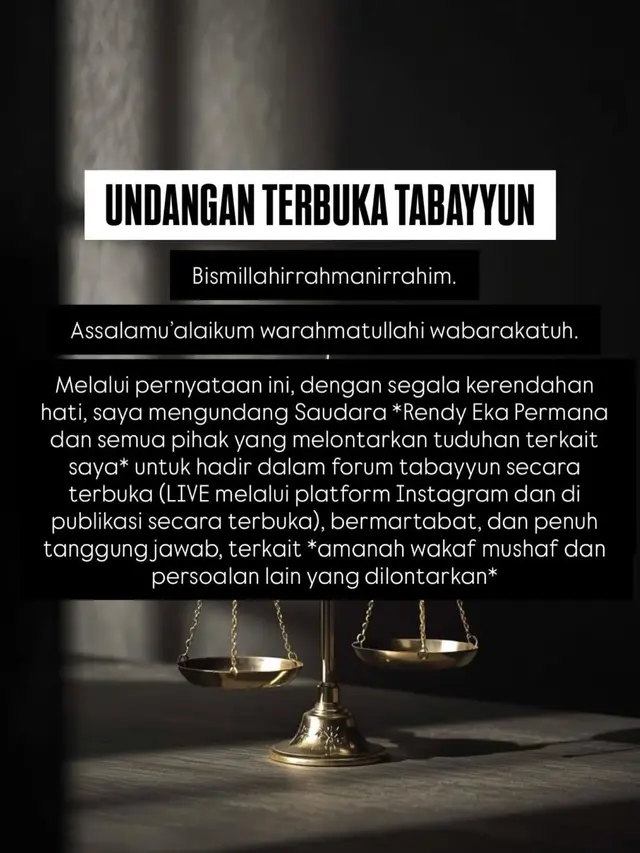 Unggahan Taqy Malik. (Foto: Dok. Instagram @taqy_malik)
