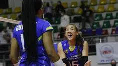 Tim putri Bandung BJB Tandamata mengalahkan Gresik Petrokimia Pupuk Indonesia di laga pembuka seri pertama Final Four PLN Mobile Proliga 2022, Jumat (11/3/2022). Tampil tanpa Shella Bernadetha dan tertinggal dua game, Yolla Yuliana dkk comeback dan menang 3-2. (Bola.com/M Iqbal Ichsan)