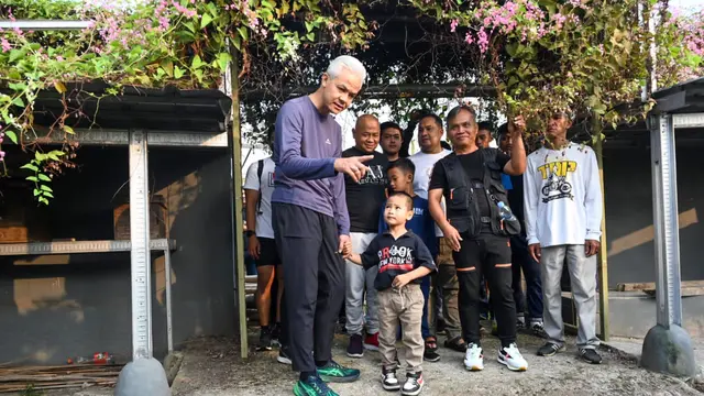 Bakal Calon Presiden Ganjar Pranowo berkunjung ke salah satu lahan agrowisata Jimmy Hantu Foundation (Istimewa)