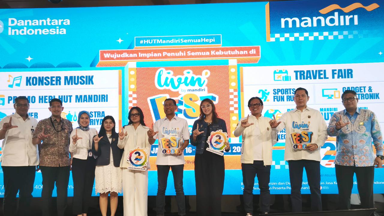 Bank Mandiri Gelar Livin' Fest 2025, Expo Sinergi UMKM dan Ekonomi Kreatif