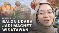 Di tengah cuaca yang cerah, festival balon udara dibanjiri ribuan pengunjung. Festival tahunan ini digelar untuk menarik wisatawan lokal maupun asing.