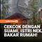 Seorang istri di Desa Matawia, Kecamatan Wolowa, Kabupaten Buton, Sulawesi Tenggara, nekat membakar rumahnya sendiri usai terlibat cekcok dengan suaminya.