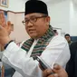 Menkominfo Rudiantara ditemui usai menghadiri deklarasi Asosiasi Media Siber Indonesia (AMSI) di Gedung Dewan Pers, Jakarta, Selasa (18/4/2017). (Liputan6.com/Agustin Setyo Wardani)