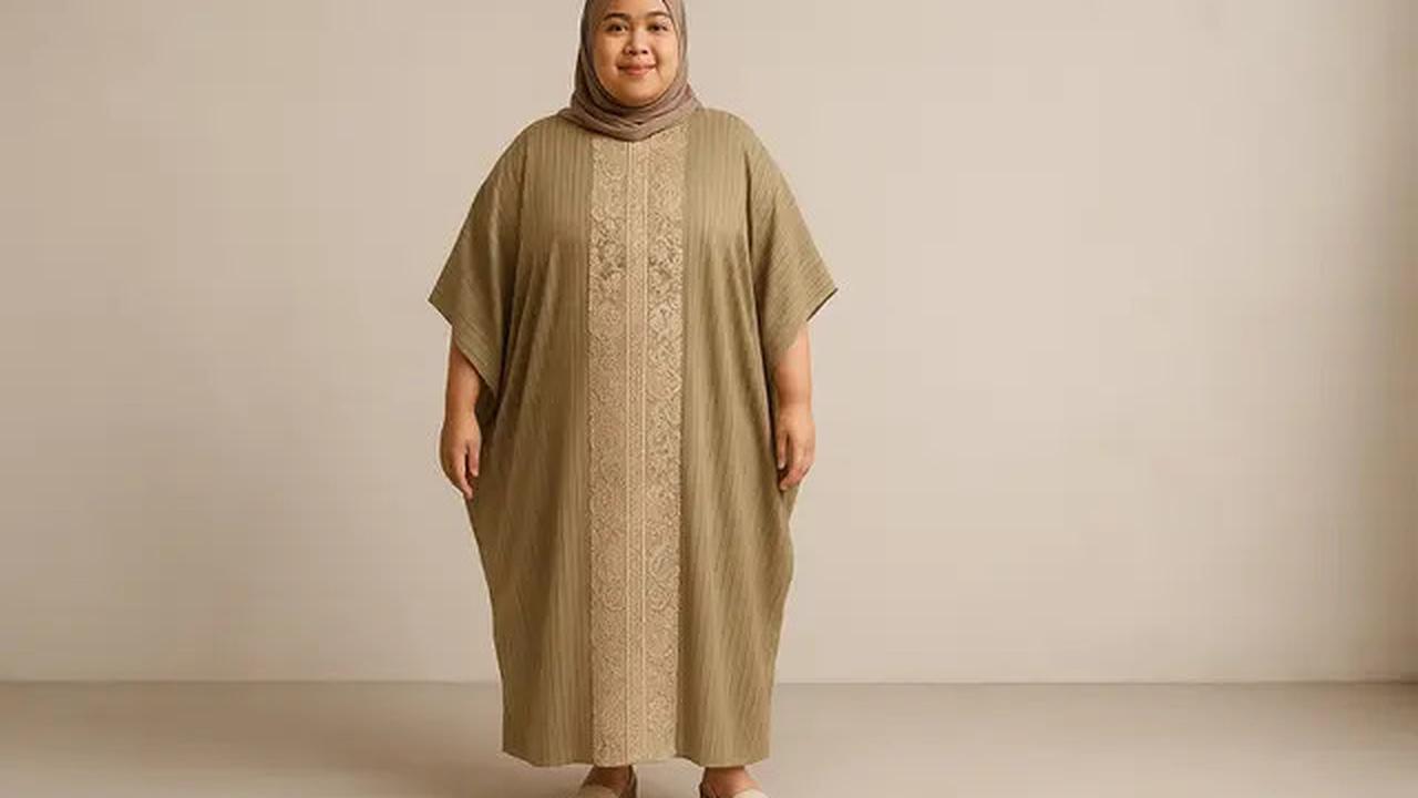 8 Model Dress Brokat untuk Orang Gemuk dan Pendek Berhijab, Pilih Ini Agar Terlihat Proporsional