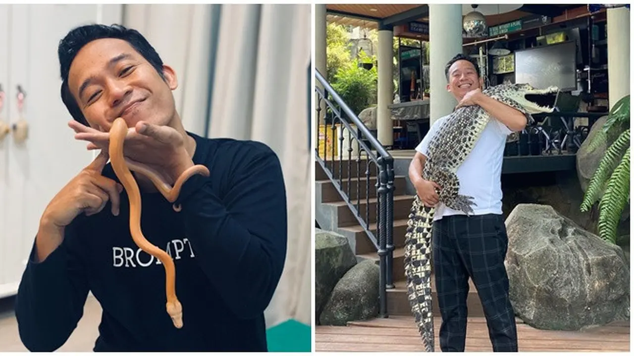 Pecinta Hewan, Ini 6 Potret Denny Cagur Bareng Hewan Peliharaannya yang Tak Biasa