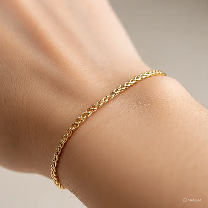 Model Gelang Emas Muda Rantai Tipis Elegan untuk Investasi