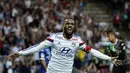 Alexandre Lacazette menmpati urutan pertama pembelian termahal Arsenal saat ini saat didatangkan dari klub Prancis Lyon pada 5 Juli 2017. Lacazette gaet Arsenal dengan nilai transfer sekitar 52,5 juta pounds. (AFP/Jeff Pachoud)