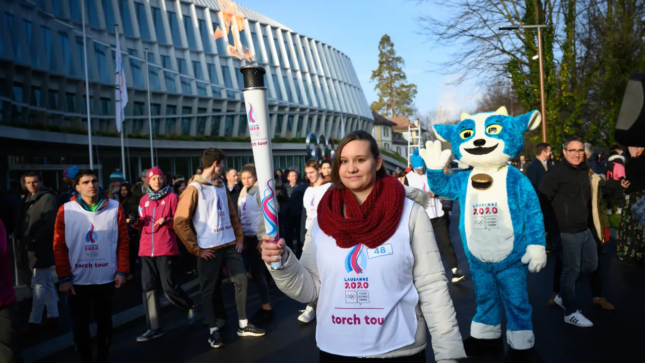 Olimpiade Musim Dingin Usia Muda 2020 berlangsung di Lausanne, Swiss.