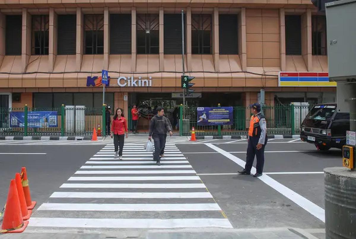 Pramono Larang Ojol hingga Taksi Parkir dan Naik-Turun Penumpang di Dekat Pelican Crossing Stasiun Cikini