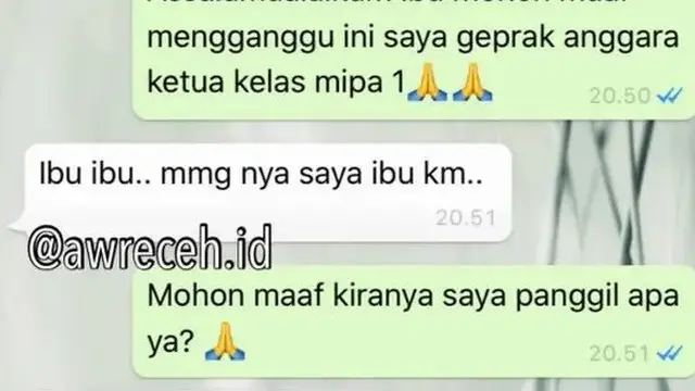 6 Salah Chat Murid ke Guru Ini Bikin Tepuk Jidat