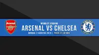 Arsenal vs Chelsea (Liputan6.com/Ari Wicaksono)