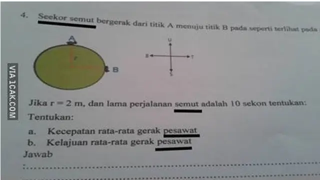 6 Soal Fisika di Buku Pelajaran Ini Bikin Elus Dada